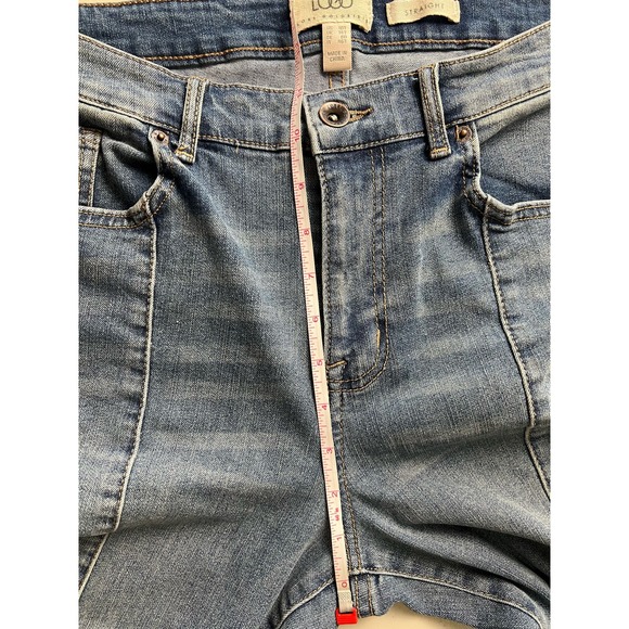 LOGO by Lori Goldstein Tall Straight Leg Denim Jeans NWT SIZE 10 TALL - Picture 8 of 9